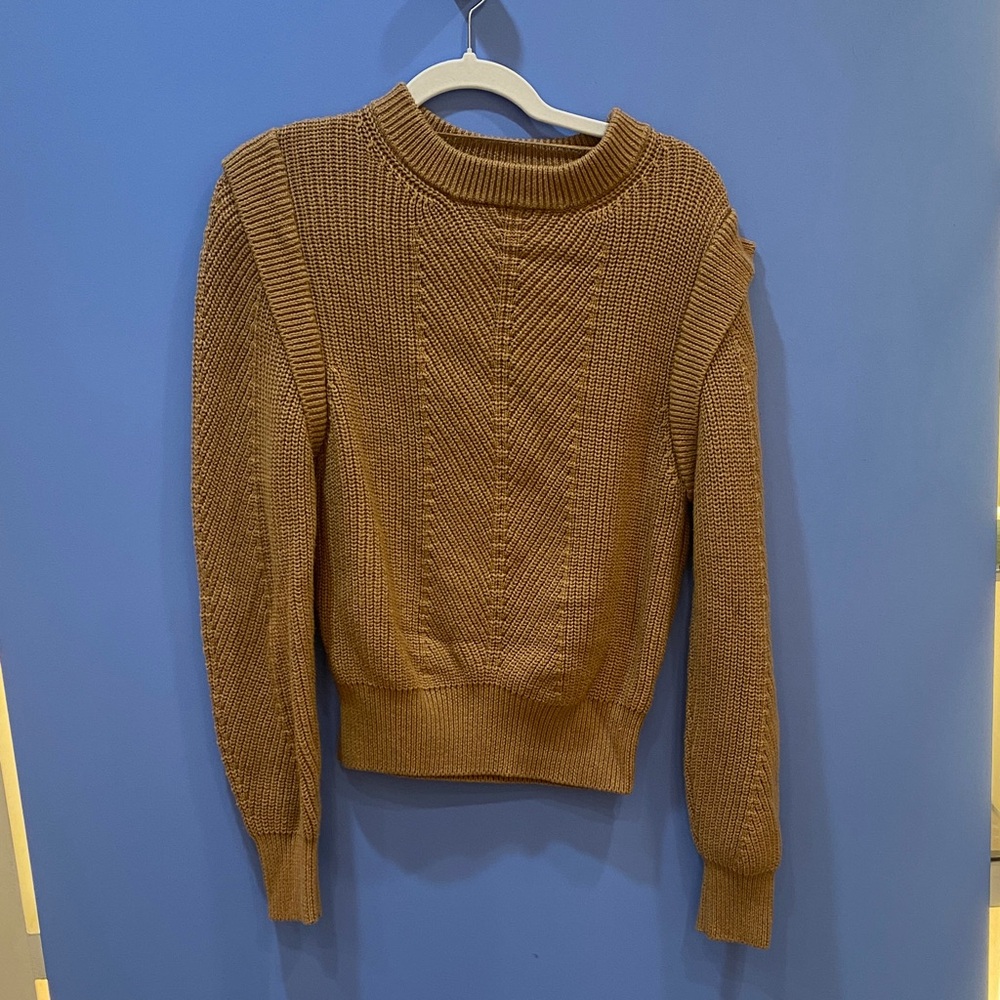 Cozy Brown Knit Sweater